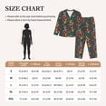 thumbnail image 4 of Kdxio Mushrooms And Flowers Women's Pajama Sets Long Sleeve Button Down Sleepwear Nightwear Soft Pjs Lounge Sets-X-Large, 4 of 7