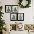 thumbnail image 3 of Hieng Vintage Christmas Wall Decor,Trendy Christmas Retro Posters for Room, Santa Snowman Deer Nutcracker Xmas Wall Art Prints for Living Room Kitchen Bedroom Office Set of 4 Unframed, 3 of 6