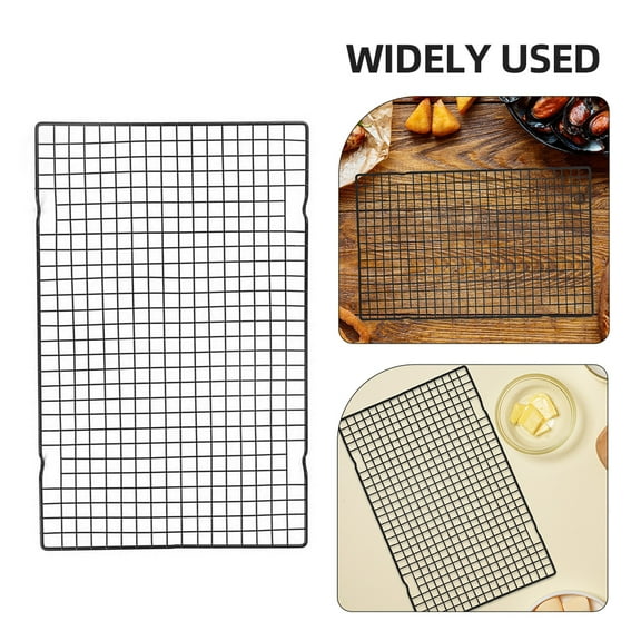 2pcs Heavy Duty Wire Cooking Rack Baking Racks, 16" x 10" Nonstick Baking & Cooling Grid for Roasting, Cooking, Grilling, Drying