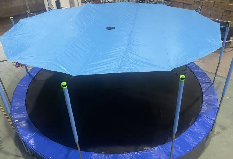 FUNAP Trampoline Shade Canopy Cover, Round Trampoline Shade Cover Compatible for 8/10/12/14/16ft