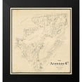 thumbnail image 2 of Schutze 20x21 Black Modern Framed Museum Art Print Titled - Aransas County Texas - Schutze 1896, 2 of 5