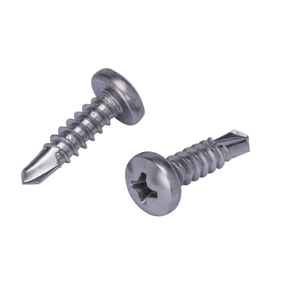 8 x 5/8" Bolt Dropper Stainless Steel Self Drilling/Tapping Screws (100 Pack)