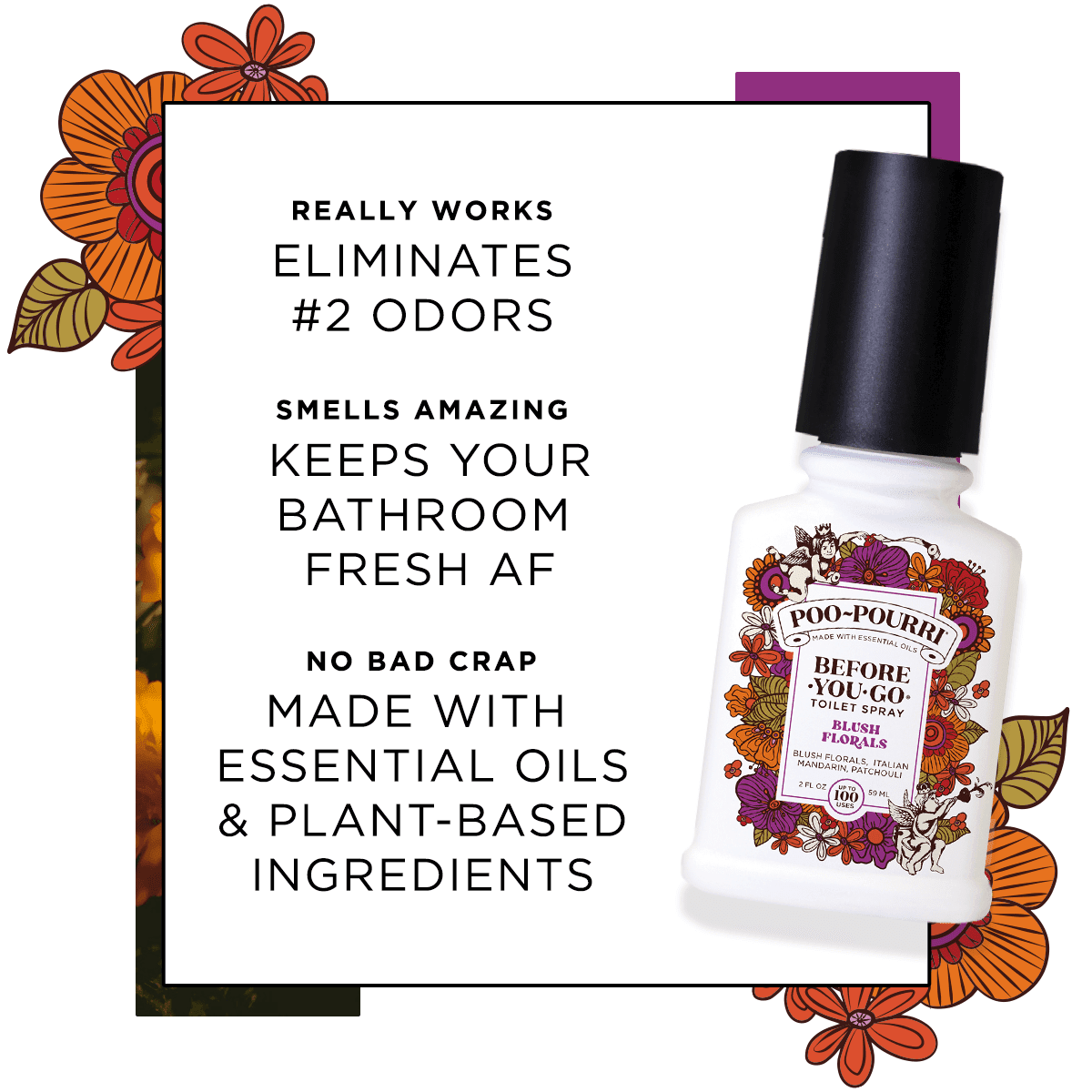 Poo~Pourri Blush Florals Toilet Spray - Thumbnail 5