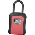 thumbnail image 1 of HUGFEGWE Key Lock Box, Keys Cabinet Organizer Combination 4 Digit for Landlord Home, Red CA919-78251, 1 of 7