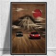 thumbnail image 3 of JDM F1 póster de decoración de coche, arte de pared GTR Mini Neon Vaporwave outun Home Motorsport, decoración de sala de carreras, carteles de lienzo estéticos, 3 of 4