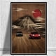 thumbnail image 3 of JDM F1 póster de decoración de coche, arte de pared GTR Mini Neon Vaporwave outun Home Motorsport, decoración de sala de carreras, carteles de lienzo estéticos, 3 of 4