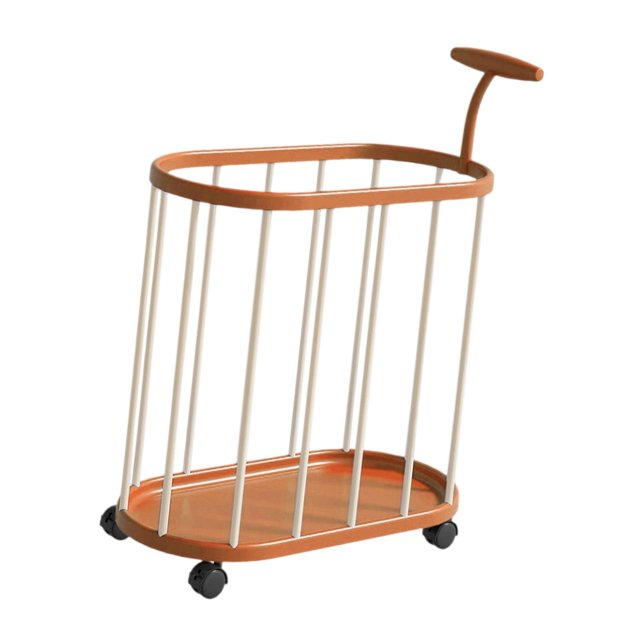 GROWTH TANK Gym Equipment Organizer Home Gym Storage Rack for Yoga Block Foam Roller Orange