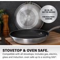 thumbnail image 2 of Granitestone 5-Piece Nonstick Silver Cookware Set Oven & Dishwasher Safe, 2 of 6