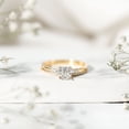 thumbnail image 4 of Rosec Jewels Lab Grown Diamond Engagement Ring Set with Wedding Band - 1.7 Carat - F-VS Quality, 14K Yellow Gold, US 8.50, 4 of 9