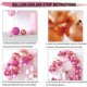 thumbnail image 3 of Conjunto de corona de globo rosa, arco de globo rosa relleno, diferentes tamaños, globo de látex, decoración de fiesta de cumpleaños de princesa de boda, 3 of 7