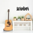 thumbnail image 2 of Survivor - Inspiring Solid Steel Home Decor Decorative Accent Metal Art Wall Sign, 2 of 3