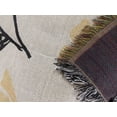 thumbnail image 3 of Bedding Yellow Fleur Floral Garden Woven Tapestry Throw Blanket, 50” x 60”, 3 of 10