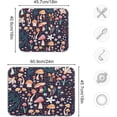 thumbnail image 3 of SKYSONIC Dish Drying Mat for Kitchen Counter Mushroom and Flower Eco Friendly Drying Mat - Easy to Clean Heat Resistant Dish Mat - 16x18, 3 of 6