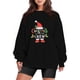 thumbnail image 1 of Gibobby Sudadera de Navidad para mujer Navidad Mujer Casual Manga Larga Impreso Y 2 K Sudadera Suelta Cuello Redondo Sudadera Blusa(Negro,M), 1 of 4