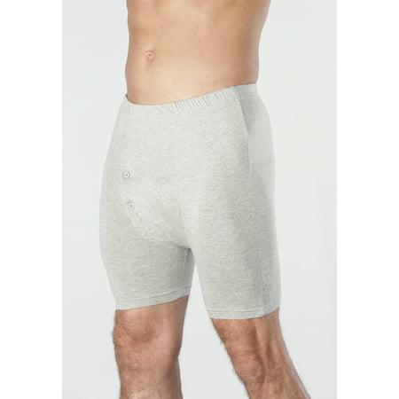 1-Pack Wearever Men's Incontinence Boxer Briefs Washable Reusable Bladder Control Underwear - Single