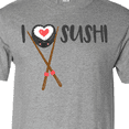 thumbnail image 4 of Inktastic Kawaii I Love Sushi T-Shirt, 4 of 5