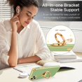 thumbnail image 3 of AmPm iPhone 11 Pro Case, iPhone 11 Pro Phone Case Ring Holder Edge Plating Rotation Kickstand Soft Silicone TPU Bumper Women Girls Shockproof Protective Case Cover for iPhone 11 Pro, Black, 3 of 8