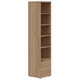 thumbnail image 2 of Nexera Porto Storage Cabinet, Brown Oak, 2 of 8