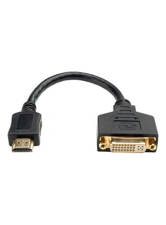 Tripp Lite 8in HDMI to DVI Cable Adapter Converter HDMI Male to DVI-I Female 8"