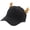 Black brown, variant on Oasiva Funny Deer Horn Baseball Hat Outdoor Sport Hat Headwear Women Men Accessories