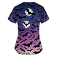 thumbnail image 3 of Tops sueltos de manga corta para mujer Tops casuales de talla grande Camisetas casuales de verano de manga corta con cuello en V Tops de mujer Camisetas Ropa de trabajo, 3 of 3