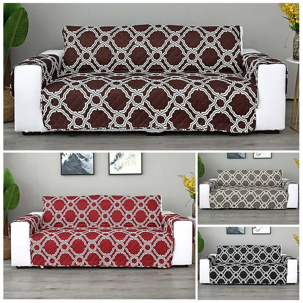 1/2/3 SEATER Quilted Sofa Cover Furniture Pet Protector Throw Sofa Non
