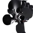 thumbnail image 2 of Stove Fan Single Head 4 Blade Heat Powered Fireplace Wood Burning Eco Friendly Fan Efficient Heat Distribution, 2 of 4