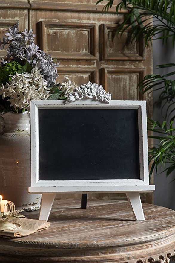 Rustic Chalkboard Sign with Stand Tabletop, Decoration Chalk Boards