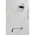 thumbnail image 2 of Kingston Brass KB6331DXTO Concord Single-Handle Pressure Balanced Tub Faucet in Polished Chrome, 2 of 7