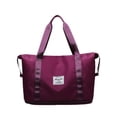 thumbnail image 2 of Bolsa de gimnasio para mujer con compartimento para artículos húmedos, versátil y de gran capacidad, ideal para viajes., 2 of 8