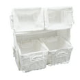 thumbnail image 2 of Vintage Baskets for Storage White Cotton Liner, Assorted Set of 5, 2 of 4