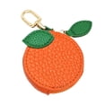 thumbnail image 2 of Cute Fruit Pendant Zipper Keychain Purse Wallet with Cherry Orange Blueberry Charms, 2 of 8