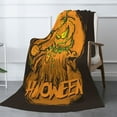 thumbnail image 3 of XMXT Flannel Warm Throw Blanket, Halloween Pumpkin Man Bedroom Decor Blankets for Bed Couch Living Room, 50 x 70 inches, 3 of 9