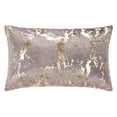 thumbnail image 3 of SAFAVIEH Pari Abstract Burst Decorative Pillow, 12" x 20", Brown/Gold, 3 of 4