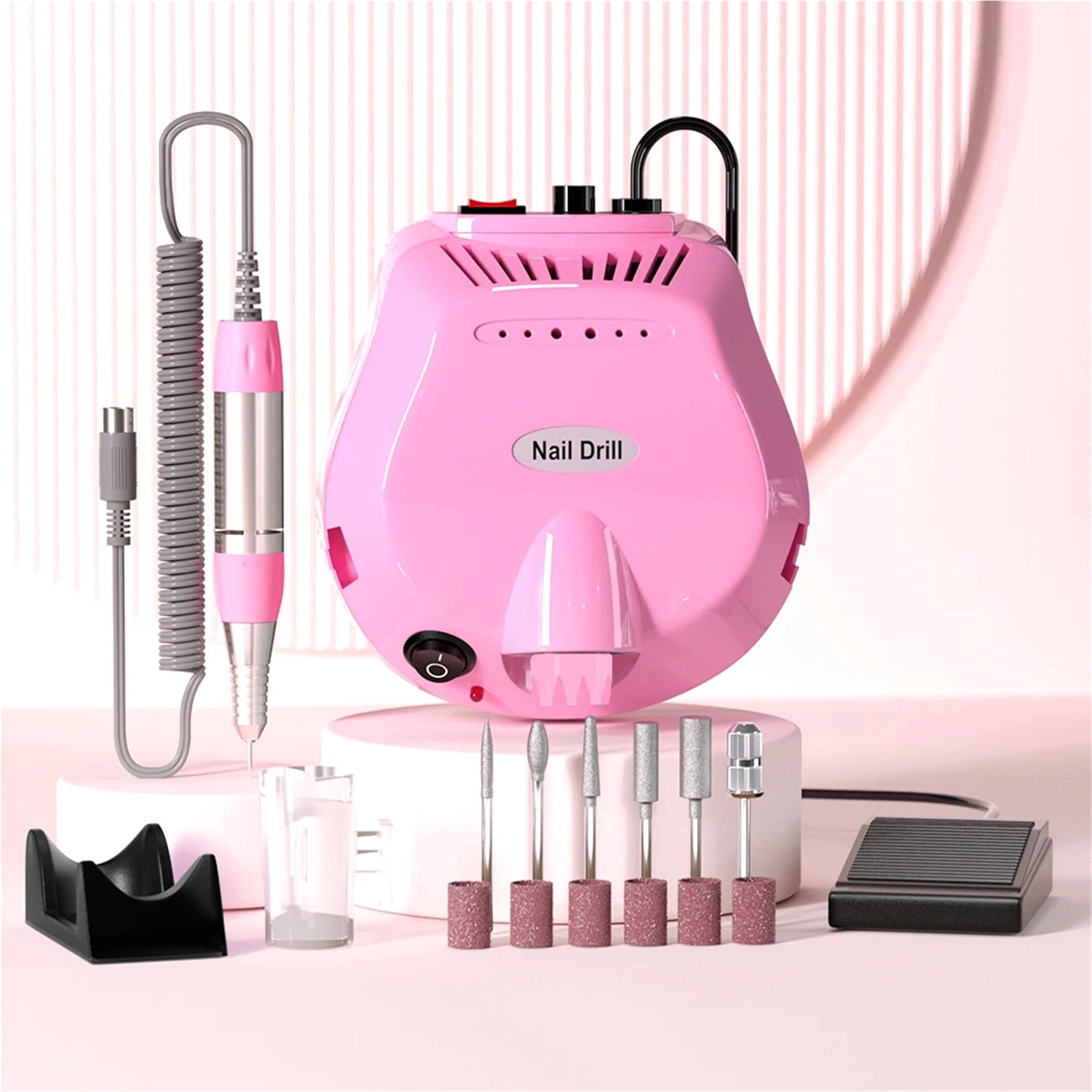 Adjustable 20000RPM Electric Nail Drill Machine Sanding Cutter Pedicure Manicure Drill Set Nail Polishing Equipment