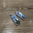 thumbnail image 4 of WIRESTER 5 Pairs/Set Van Gogh Stainless Steel + Glass Rectangle Drop Earring Fashion Jewelry Drop Dangle Hook Earrings for Women, 4 of 6