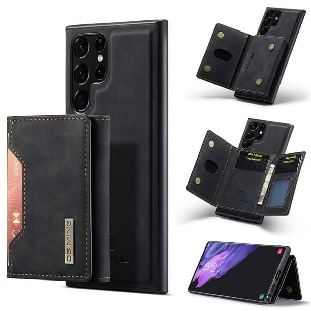Funda de cuero con tapa Retro para Samsung S23, S22 Ultra, S20 Plus, S21 FE, Note 20, cartera magnética para Galaxy A52, A72, Coque Hoesje Fivean unisex