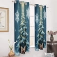 thumbnail image 3 of Christmas Tree with Snowflakes And Bow Study Room Living Kitchen Bedroom For Blackout Curtain Printed 2 Panels, 3 of 6