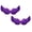 Purple/Pink, variant on 2Pack Halloween Decorations Fairy Wings Angel Feather Wings With Elastic Straps Costume Cosplay Photography Props Halloween Supplies 31.5"X15.7"