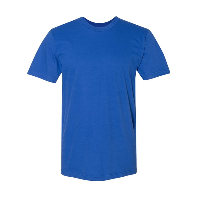 American Apparel USA-Made Fine Jersey Tee, S, Royal Blue