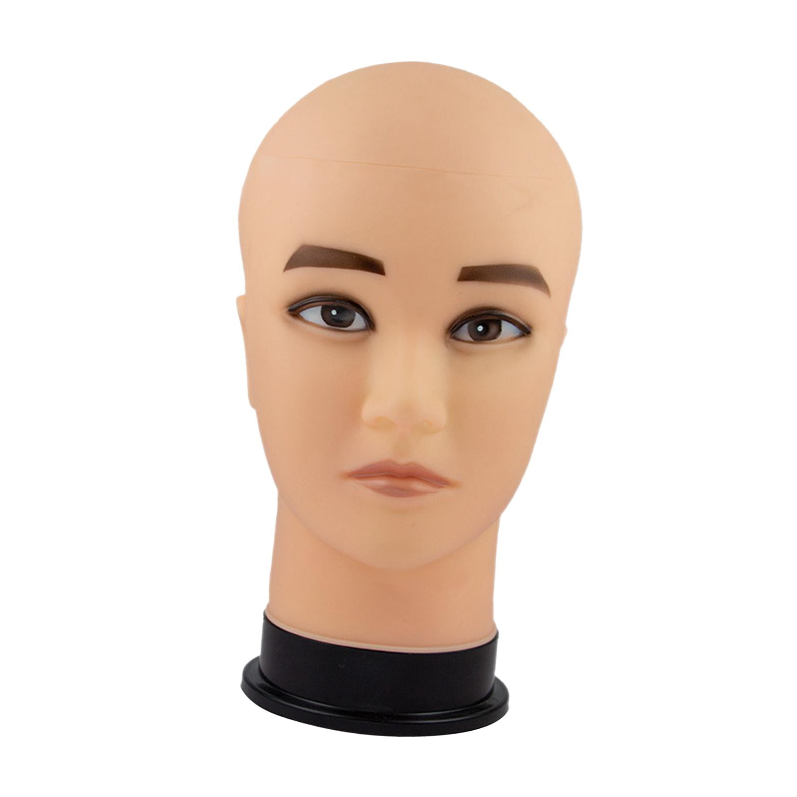 2pcs mannequin head wig heads wig head stand wigs hair manican heads  maniquins head wig storage fursuit head plastic display stands show men  head