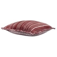 thumbnail image 3 of Better Homes & Gardens Decorative Throw Pillow, Reversible Stripe, Rust, 20" x 20", 3 of 6