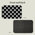 thumbnail image 2 of Pofeuu Black and White Polka Dot Print Hem Mat 40x60 - Multipurpose Doormat for Indoor & Outdoor Use - Welcome Your Guests with our Entrance Mat, 2 of 6