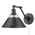 thumbnail image 1 of Golden Lighting Orwell 1 Light Articulating Wall Sconce, 1 of 3