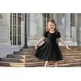 thumbnail image 6 of Arshiner Toddler Girls Party Dress Formal Church Short Sleeve Tutu Tulle Summer Girl Dresses, 6 of 6