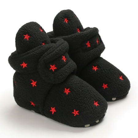 

Toyella Shoes Warm Baby Shoes Soft Sole Black 12cm