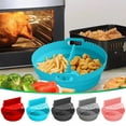 thumbnail image 2 of Wovilon Foldable Fryer Silicone Pot No More Cleaning Basket After Using The Fryer -[8.5Inch], 2 of 2