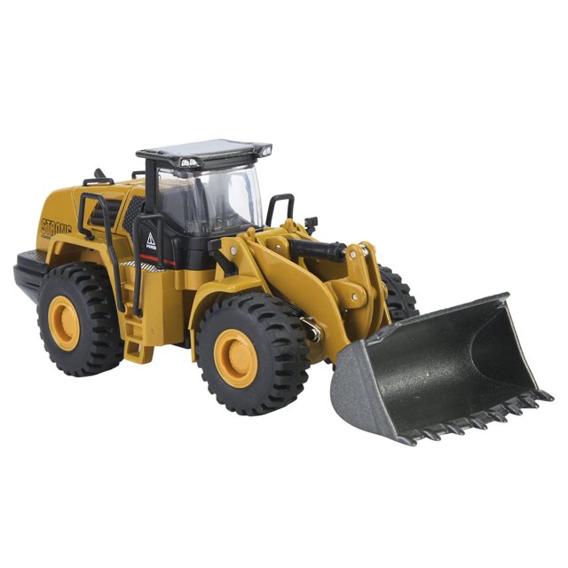 Modelo de cargador de ruedas de aleación 1:60, ingeniería, construcción, coche, vehículo, juguete, modelo estático