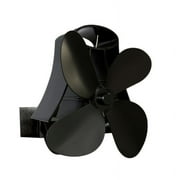 Home 4 Upgraded Heat Powered Fan Quiet Efficient Fireplace Fan for Pellet Wood Log Eco Friendly Larger Air Flow