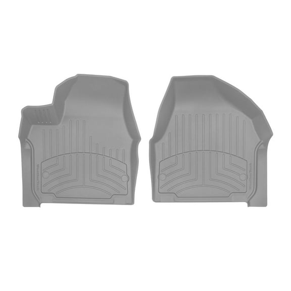 WeatherTech FloorLiner HP Custom Fit Floor Mats compatible with Chrysler Pacifica, Voyager, Pacifica Hybrid - 1st Row (Driver & Passenger), Grey